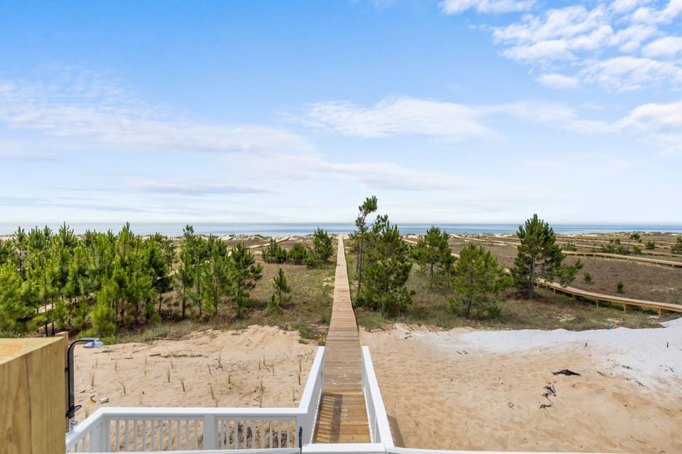 Private Boardwalk to Beach