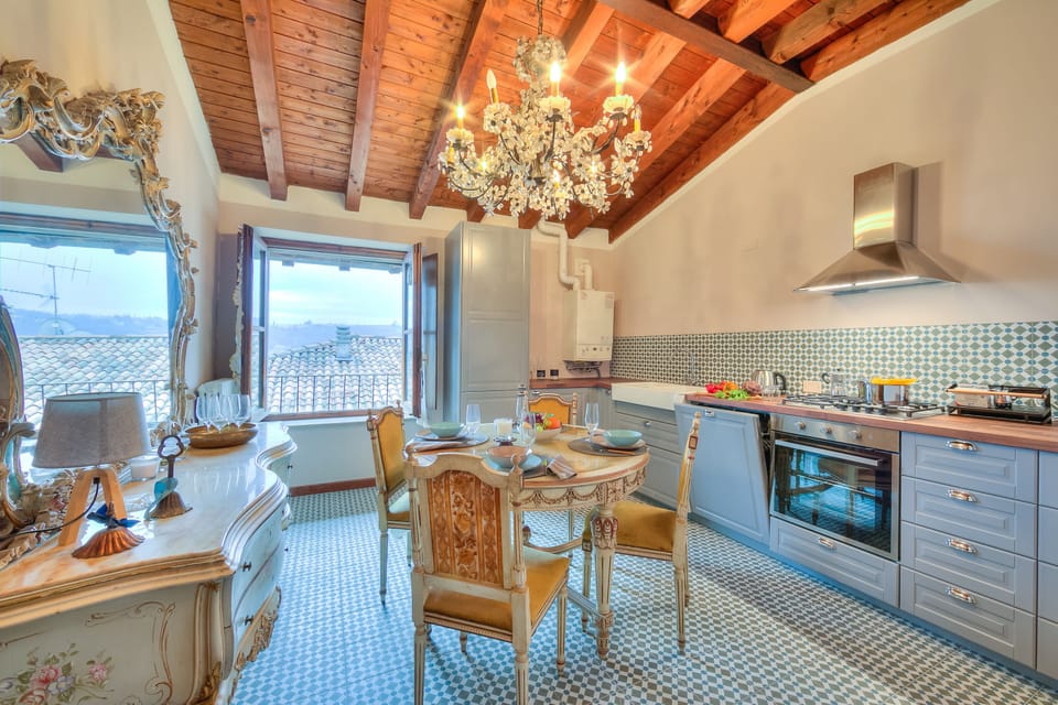 Kitchen and dining area