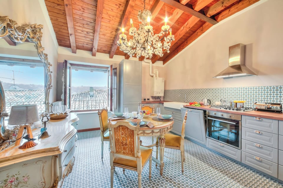 Kitchen and dining area
