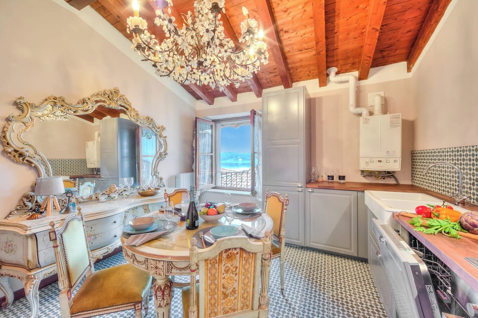 Kitchen and dining area