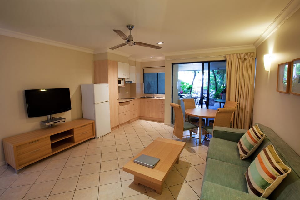 Two Bedroom Suite | Private kitchen | Fridge, coffee/tea maker, electric kettle, cookware/dishes/utensils