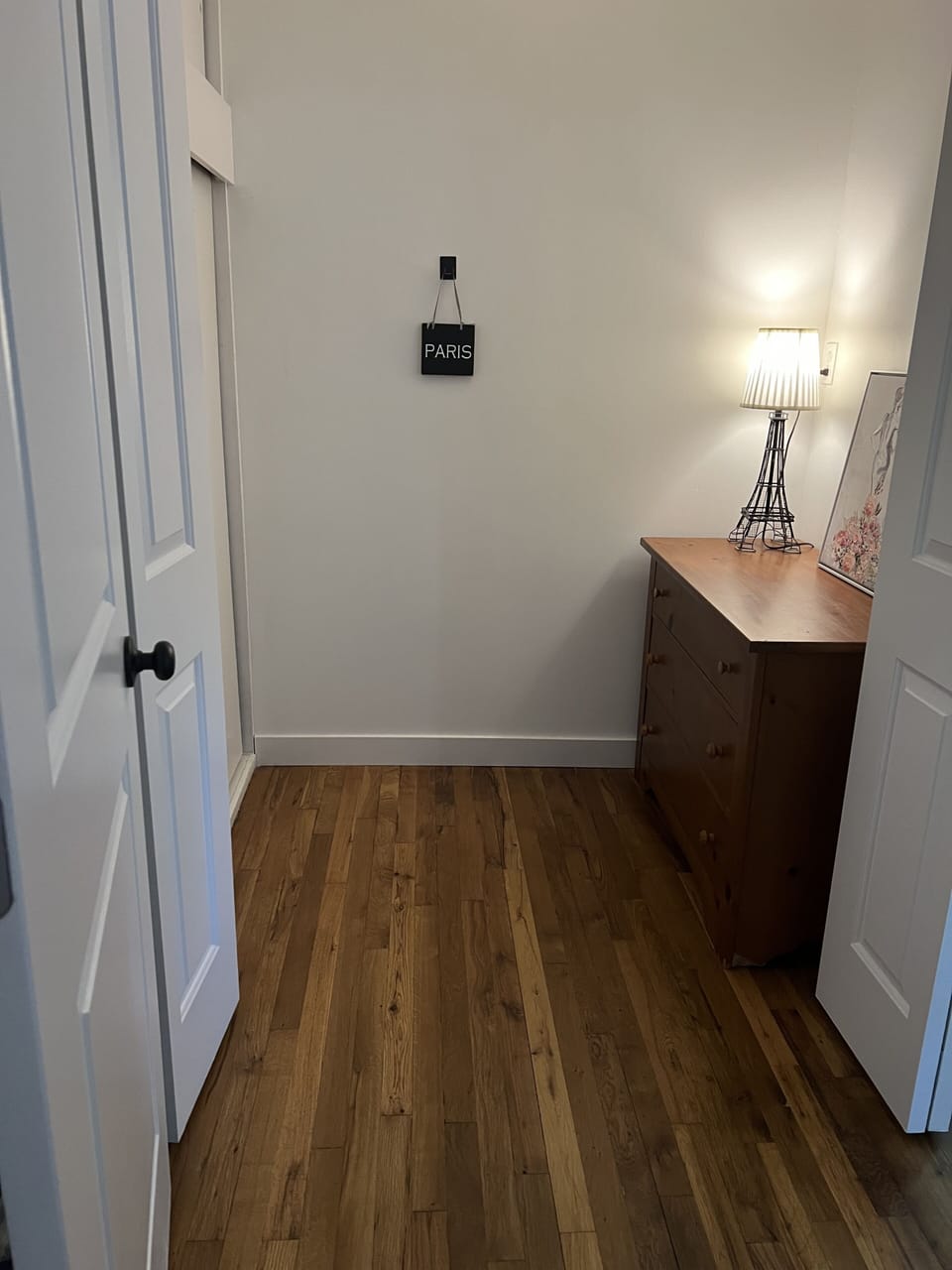 master bedroom's closet