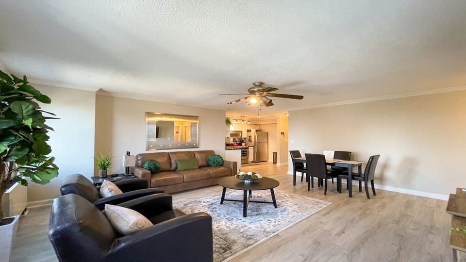 Living space with dining area