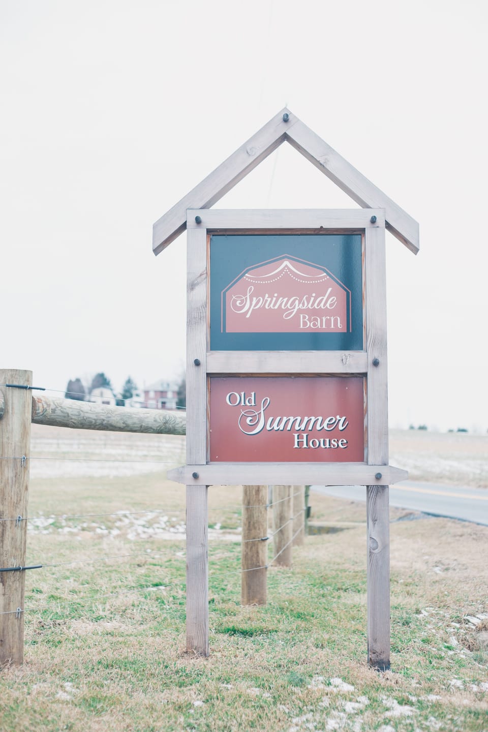 Sign from road