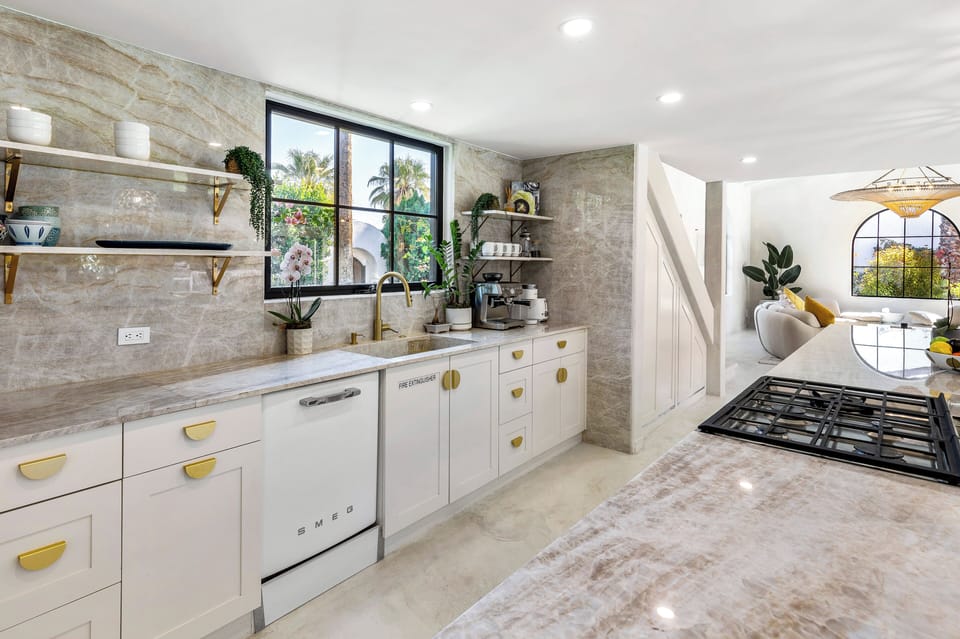 Well-stocked kitchen
