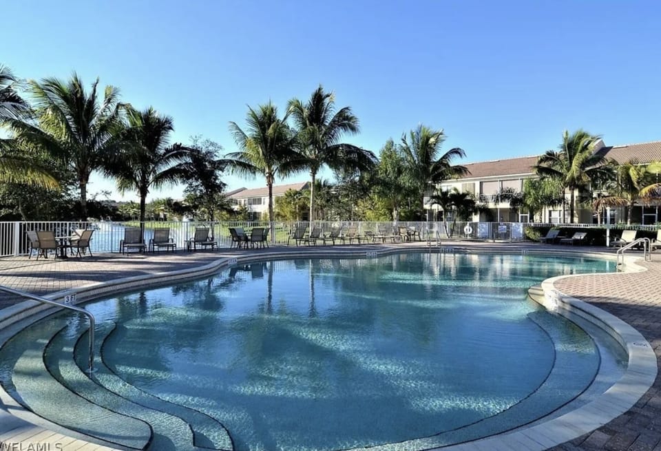 Large, heated pool