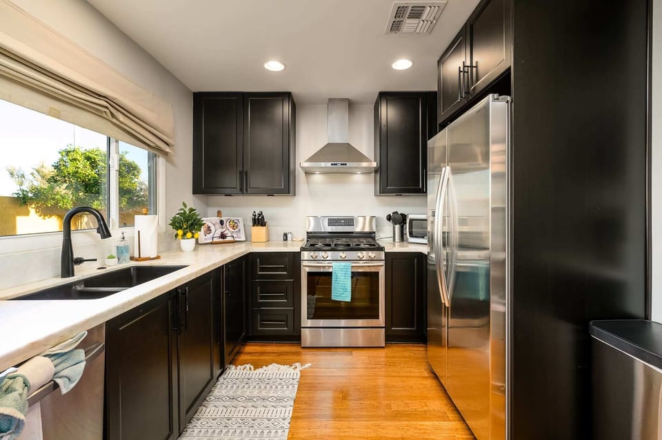Fully equipped kitchen with everything you'll need to enjoy a home-cooked meal