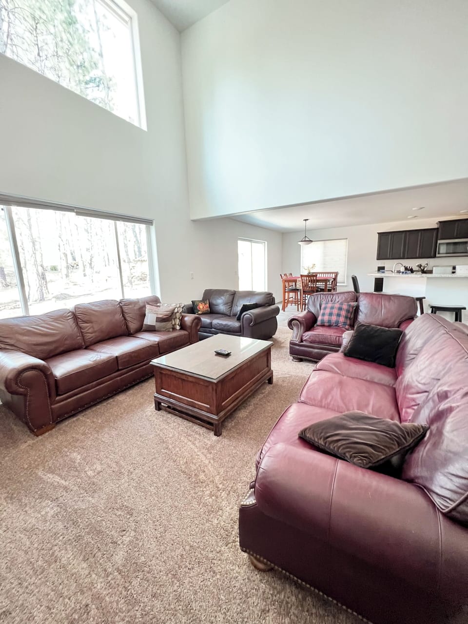 The color of the sofa looks faded because of lighting, but actual color does not