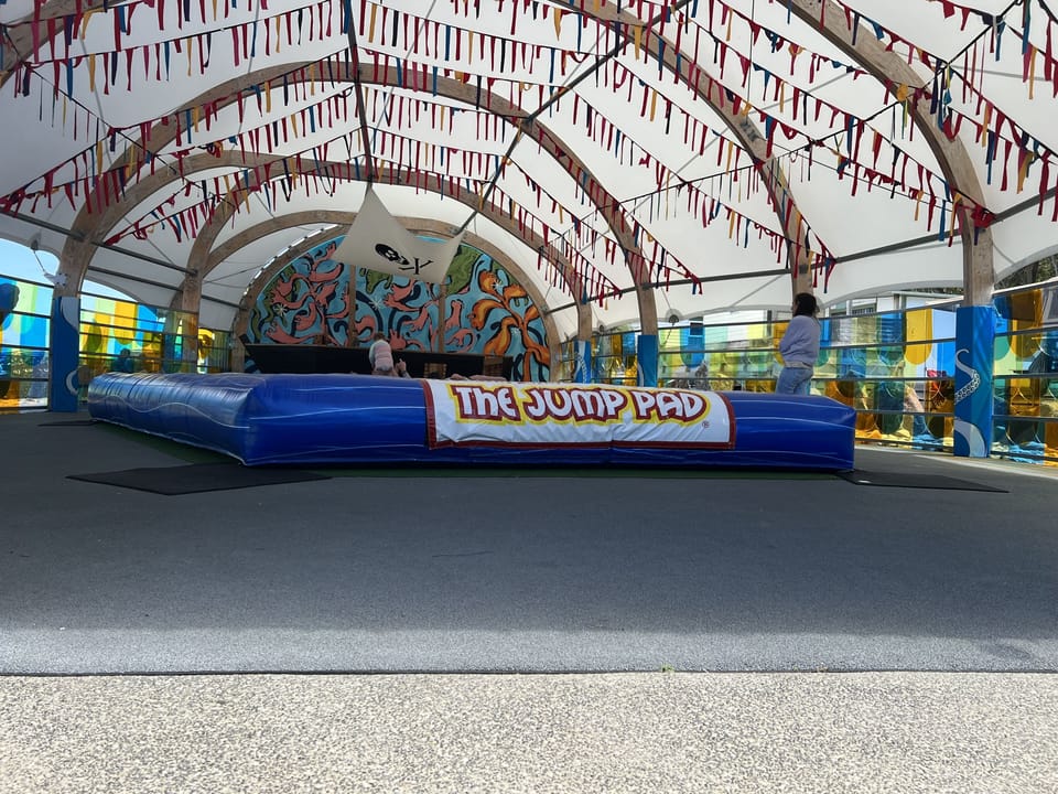 All weather play area