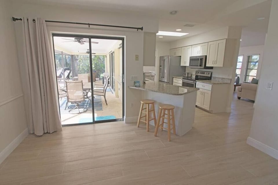 Slider to the lanai off of the family room and kitchen