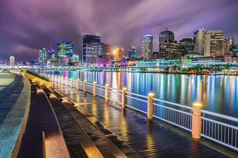 Stroll by night with this view...