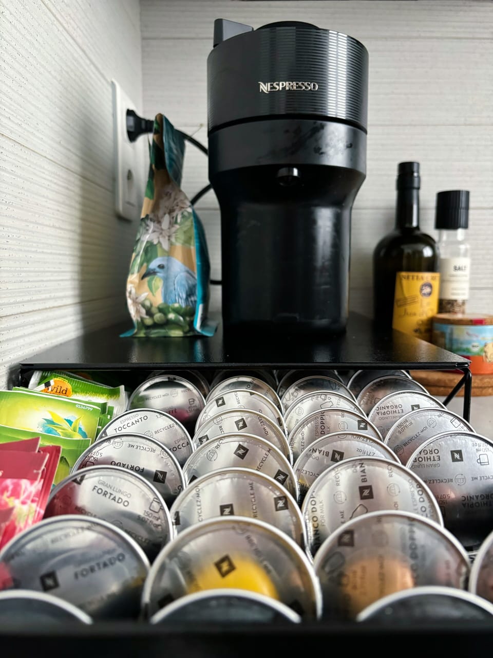 Nespresso machine and capsules provided to make your stay more comfortable.