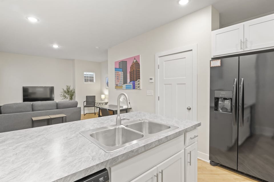 Kitchen and Living room 