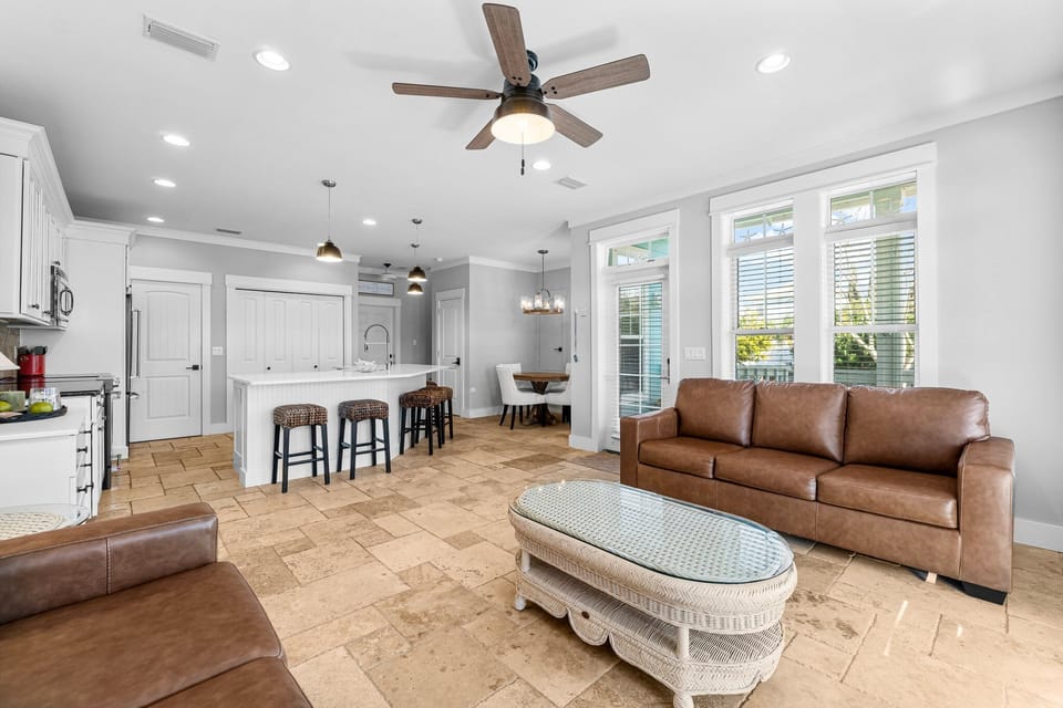 Open Concept Living Room, Kitchen, & DIning Room