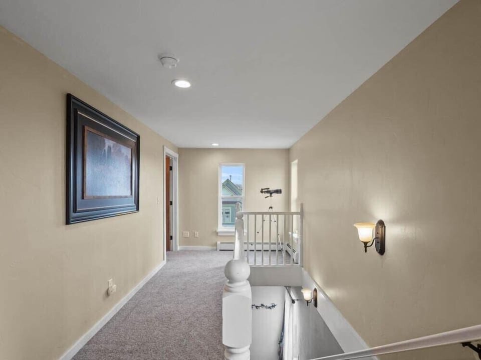 【Upstairs Hallway】 Three bedrooms off this hall, both bathrooms steps away.