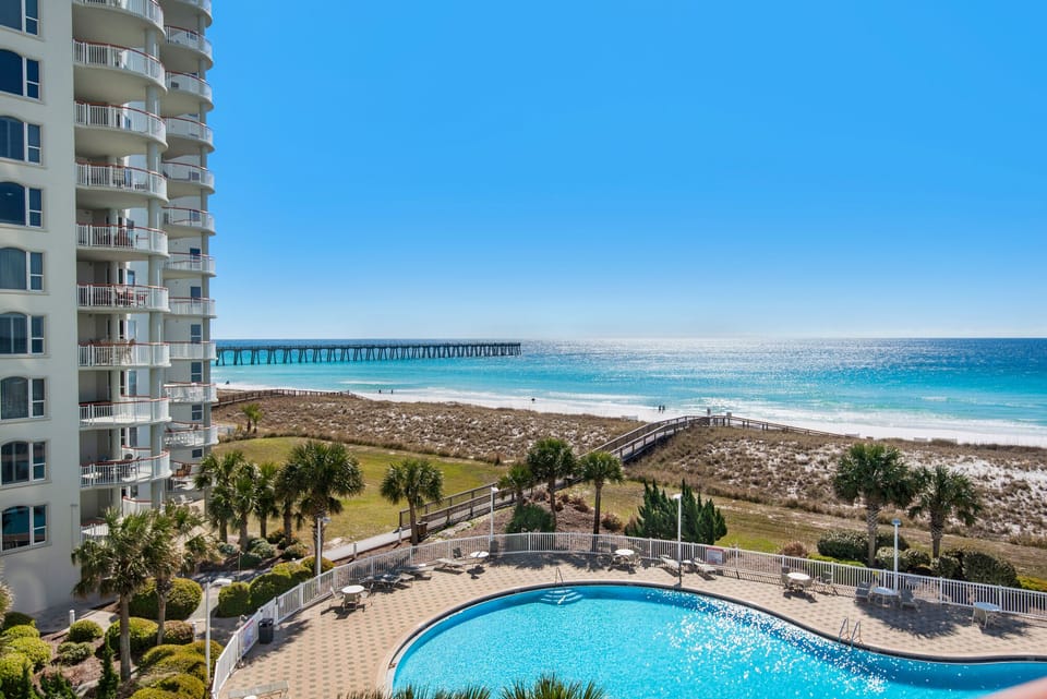 Gulf front Balcony