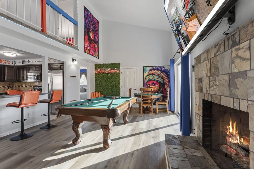 Unleash the thrill with a pool table, poker, and arcade games for an unbeatable entertainment experience!