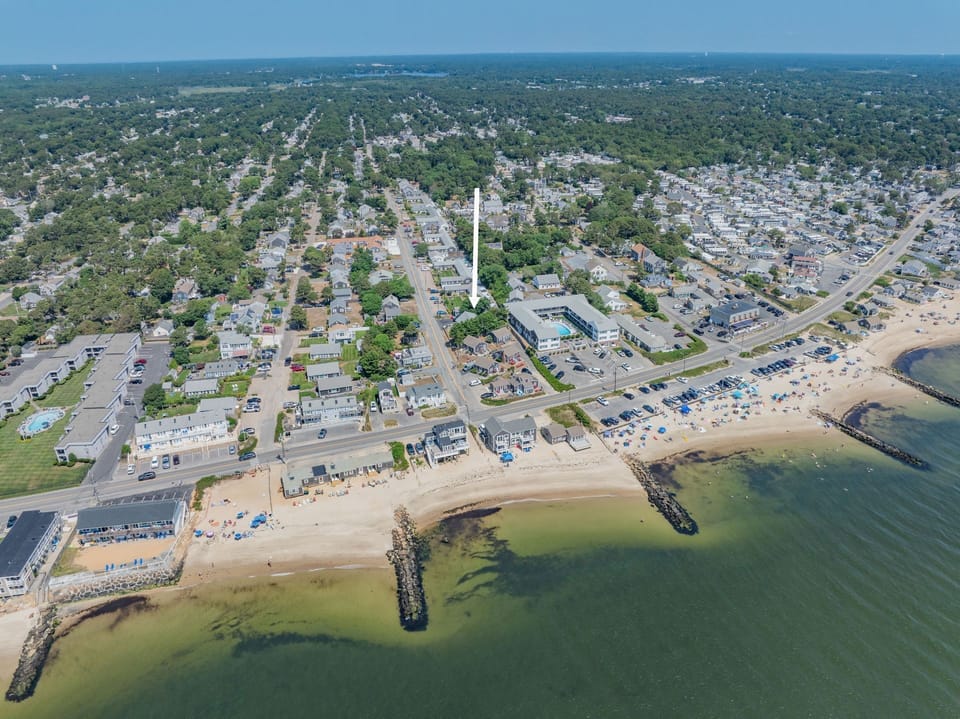 Aerial view of property