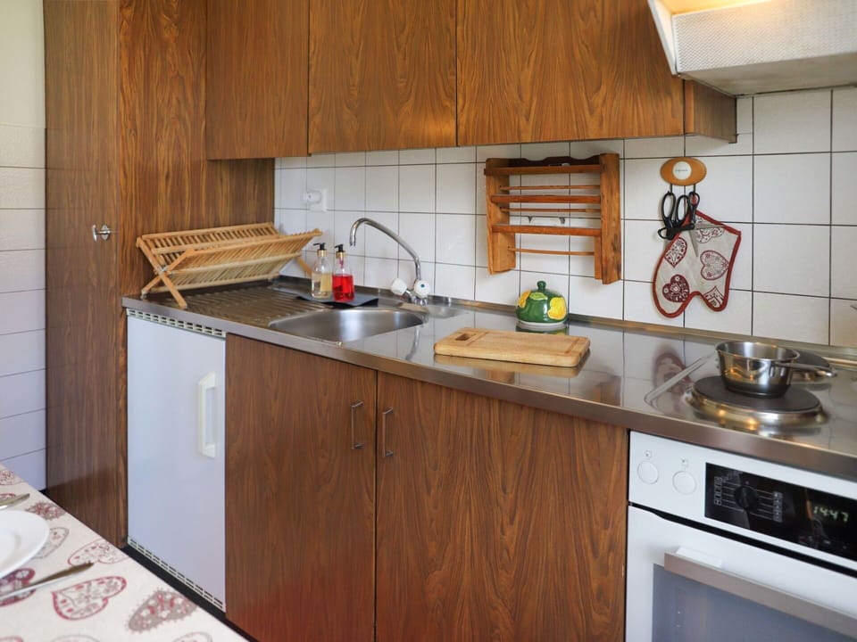 Cabinetry, Kitchen Sink, Countertop, Tap, Sink, Kitchen Stove, Kitchen Appliance, Kitchen, Wood, Plumbing Fixture