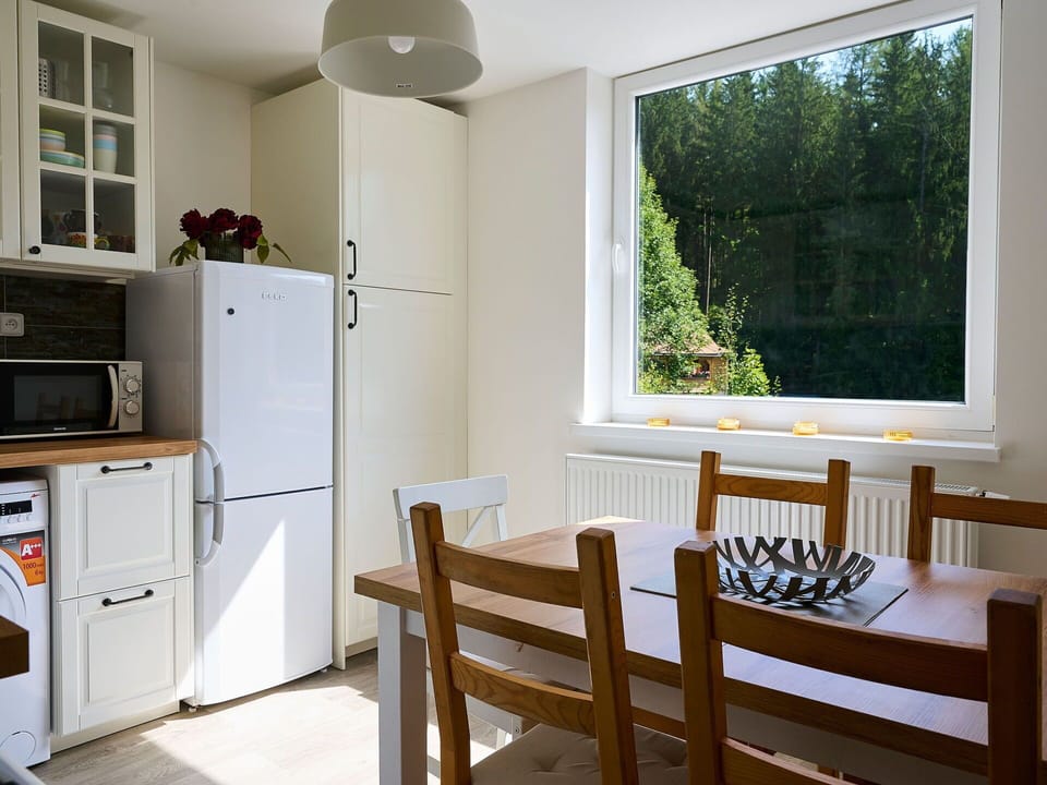 Furniture, Cabinetry, Window, Chair, Building, Wood, Lighting, Interior Design, Architecture, Countertop