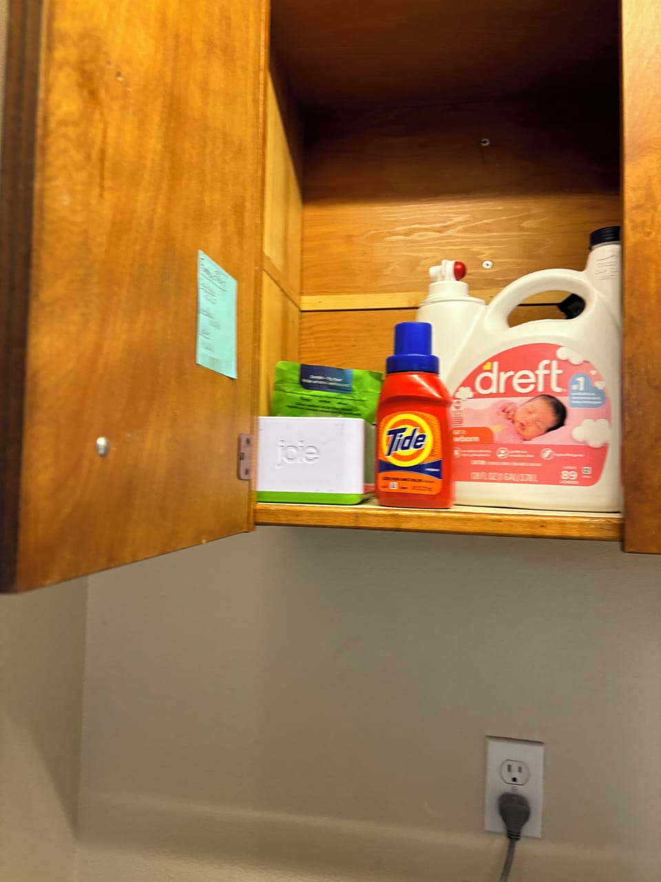 Laundry soap provided