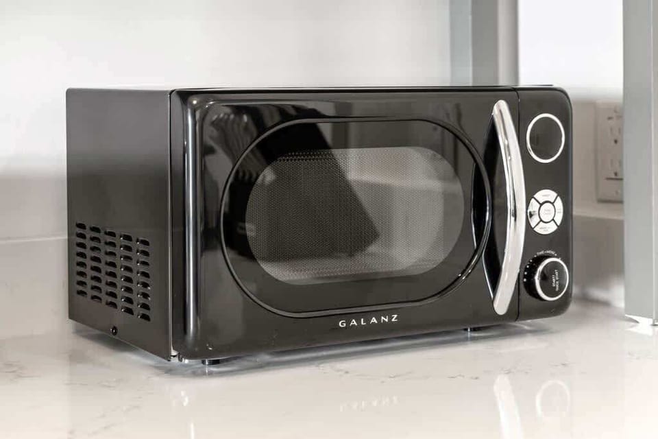 Microwave in Upgraded Kitchen