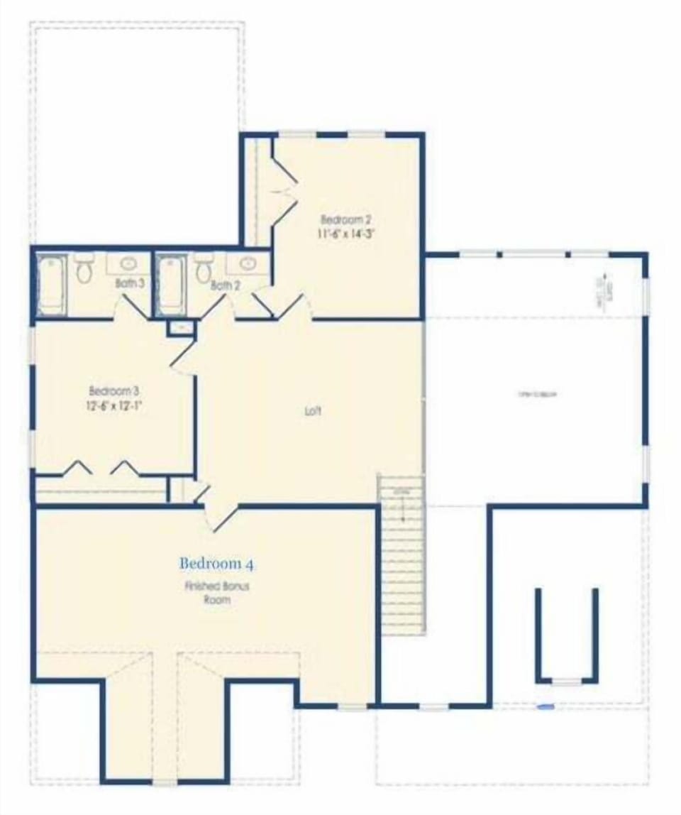Home Floor Plan - Second Floor
