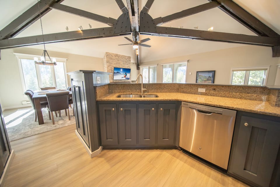 Beautiful wood beams throughout the property