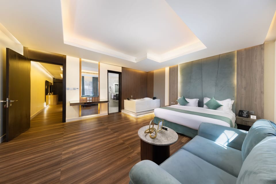 Honeymoon Double Room | Select Comfort beds, in-room safe, desk, soundproofing