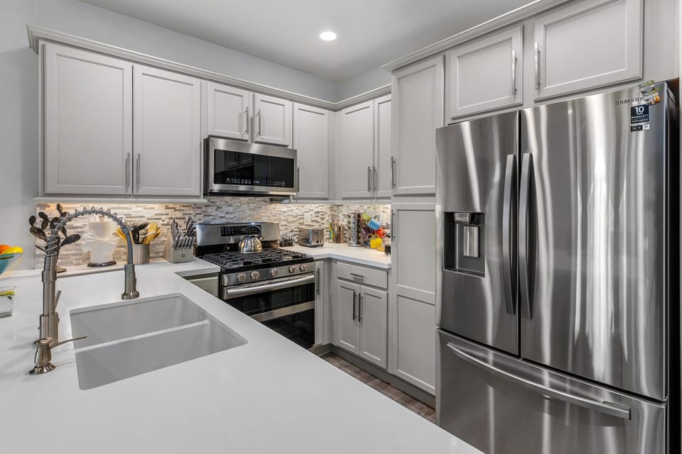 Well-stocked kitchen