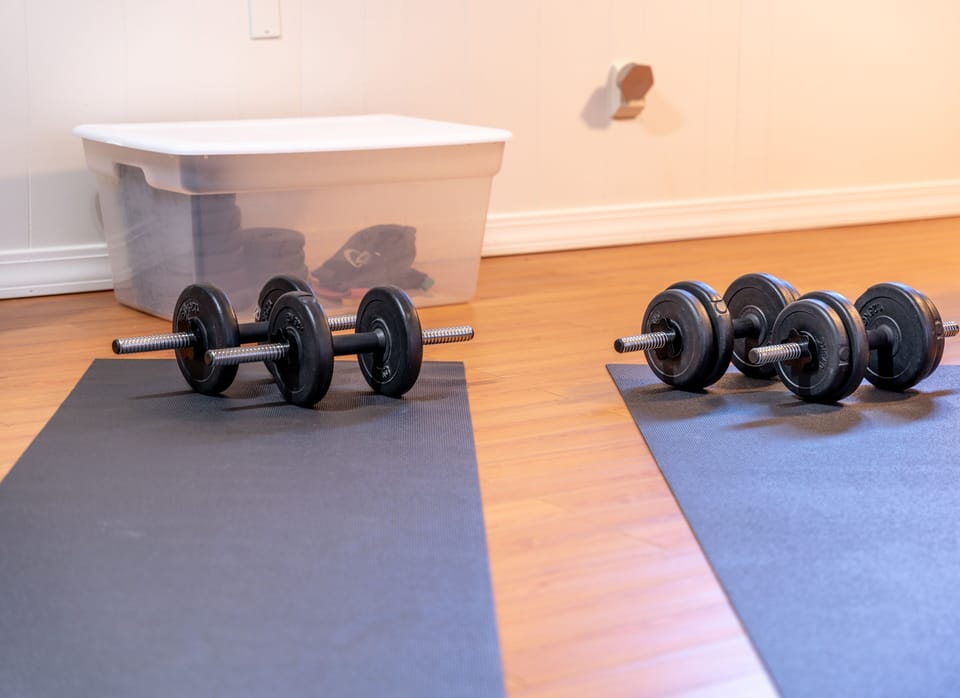 We provide exercise equipment