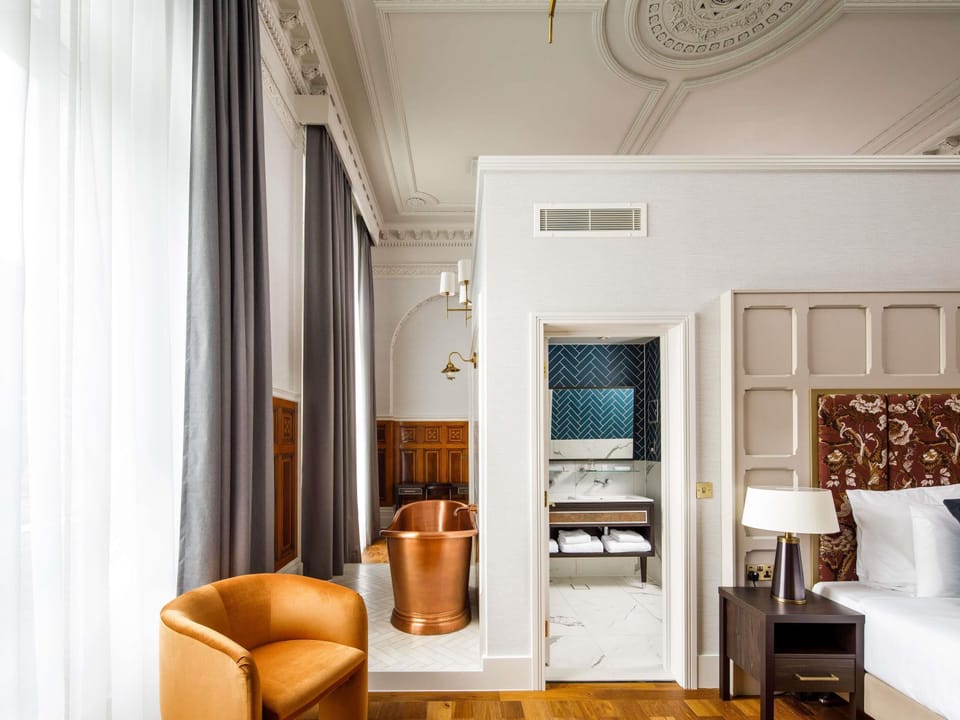 Egyptian cotton sheets, premium bedding, memory foam beds, in-room safe