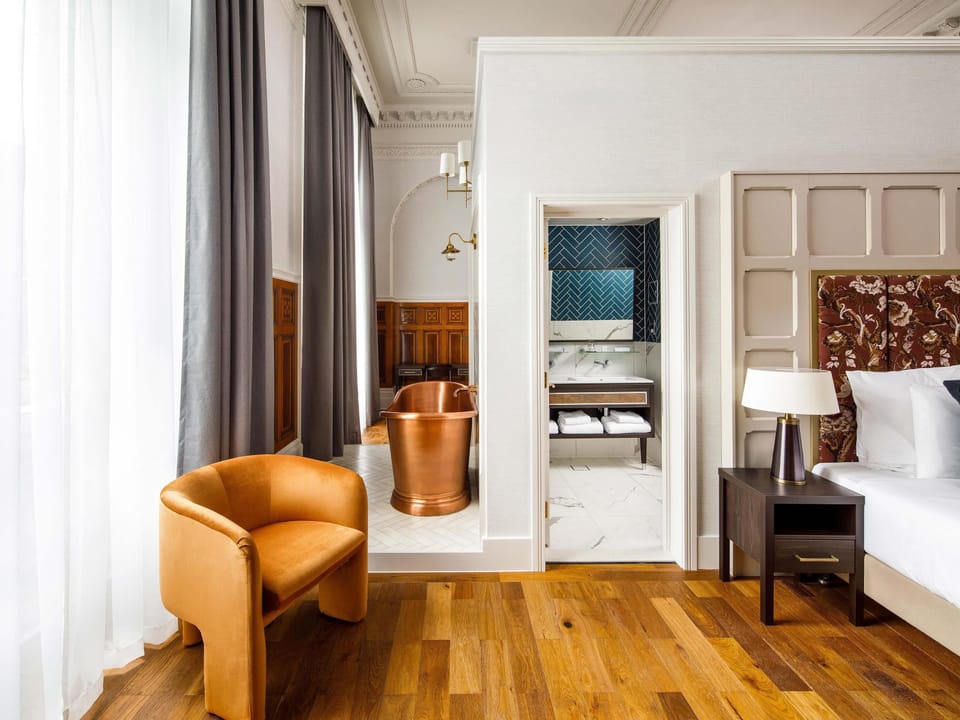 Presidential Suite, 1 King Bed | Egyptian cotton sheets, premium bedding, memory foam beds, in-room safe