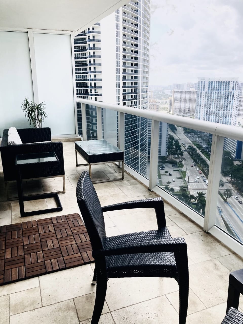 Spacious Balcony with Two Seating Areas & Spectacular Views!