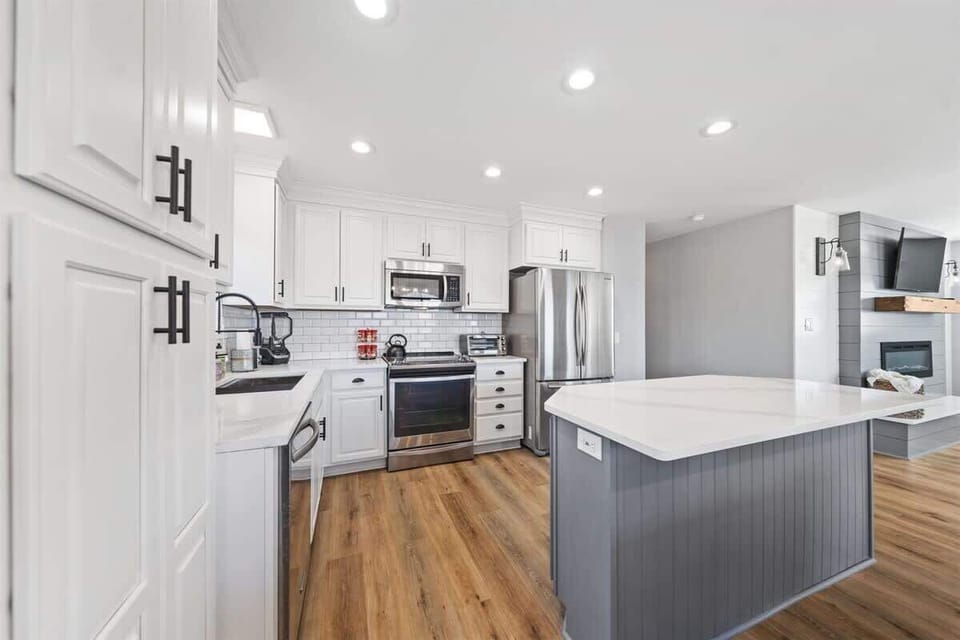 Ample counter space for meal prep.