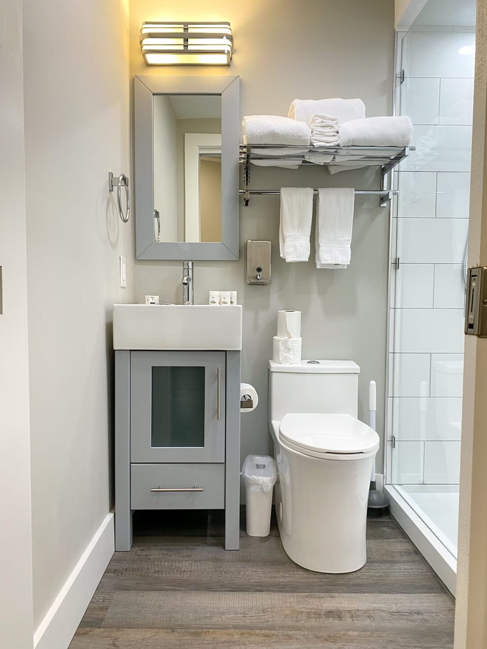 Luxury bathroom with the essentials
