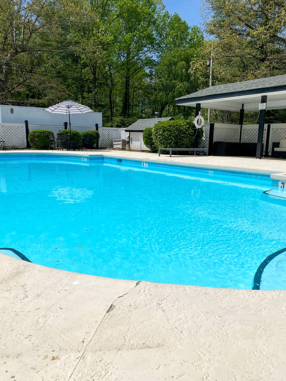 bring your swimsuit for a cooling dip in the pool!