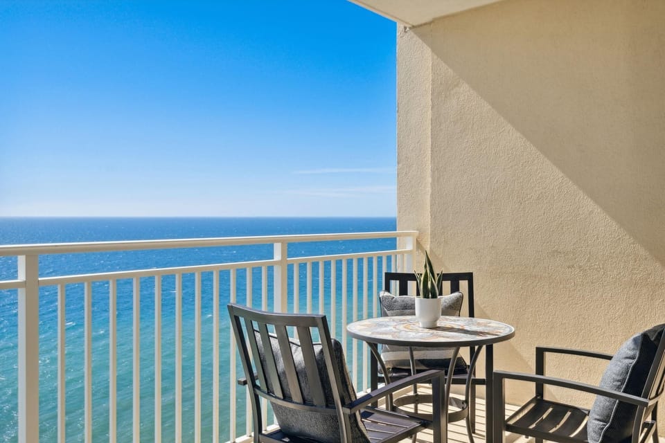 Balcony, Accessible from Living Area and Primary Bedroom