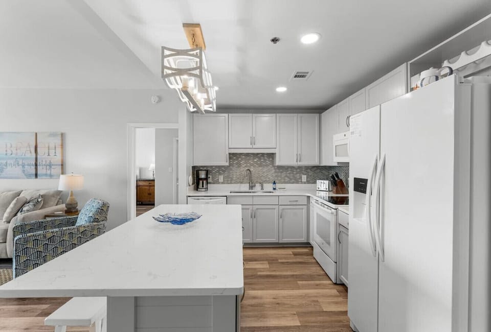 Open-Concept Fully Equipped Kitchen with Drip Coffee Maker