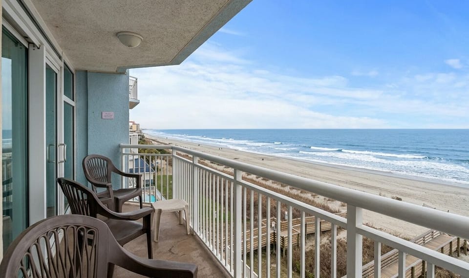 Wake up to the sound of waves. Relax on your private balcony with endless views.