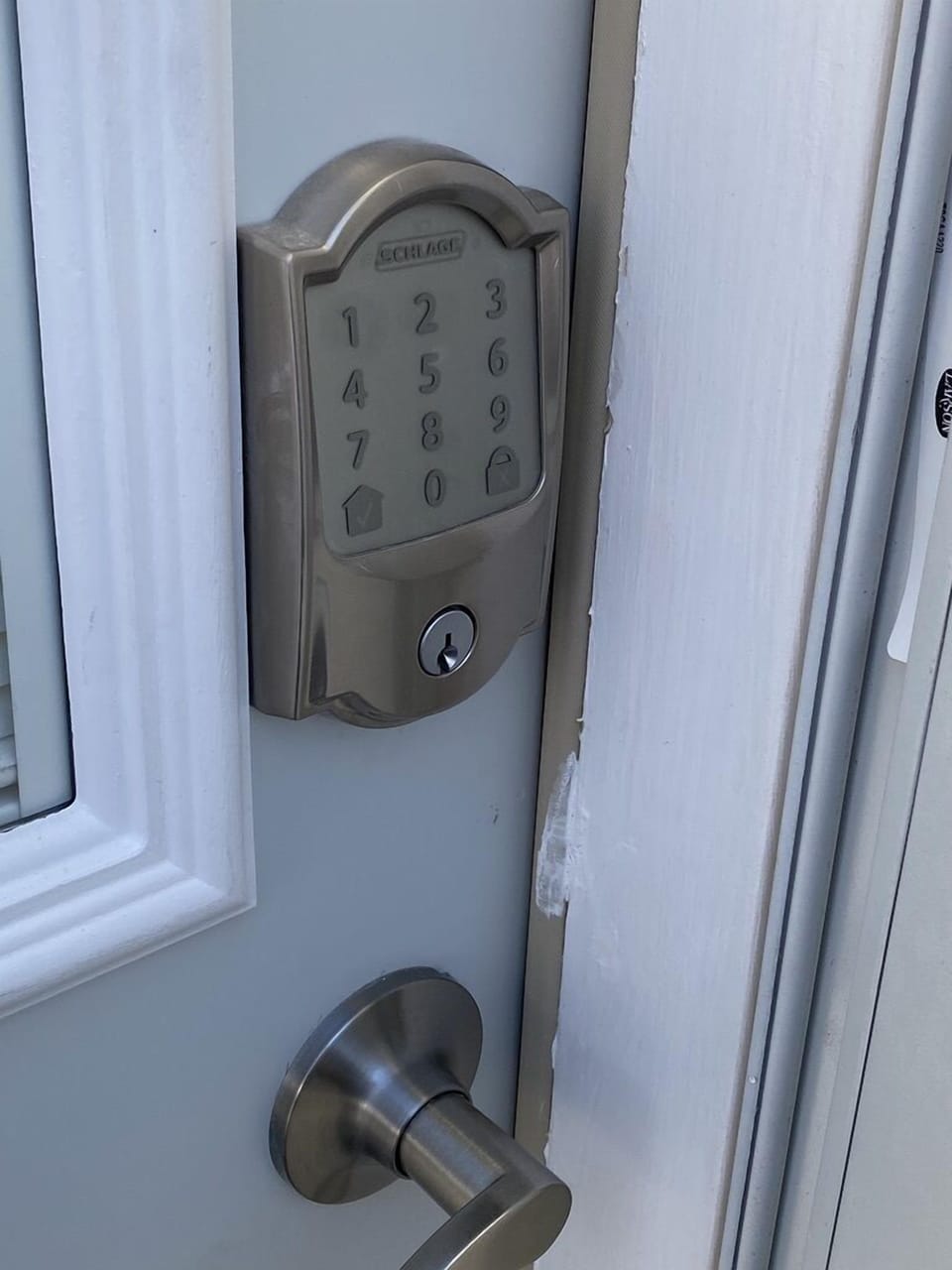 Touch keyed entry
