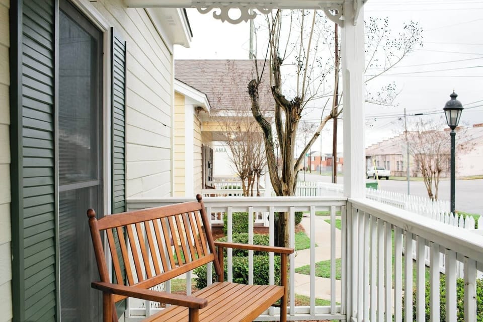 Sit out here and enjoy a morning coffee.