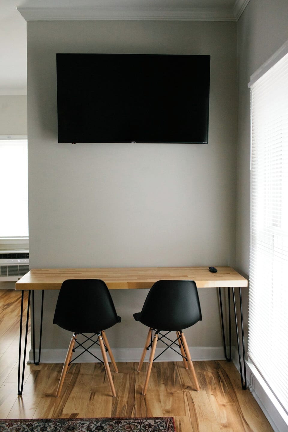 Enjoy a meal and catch your favorite show.