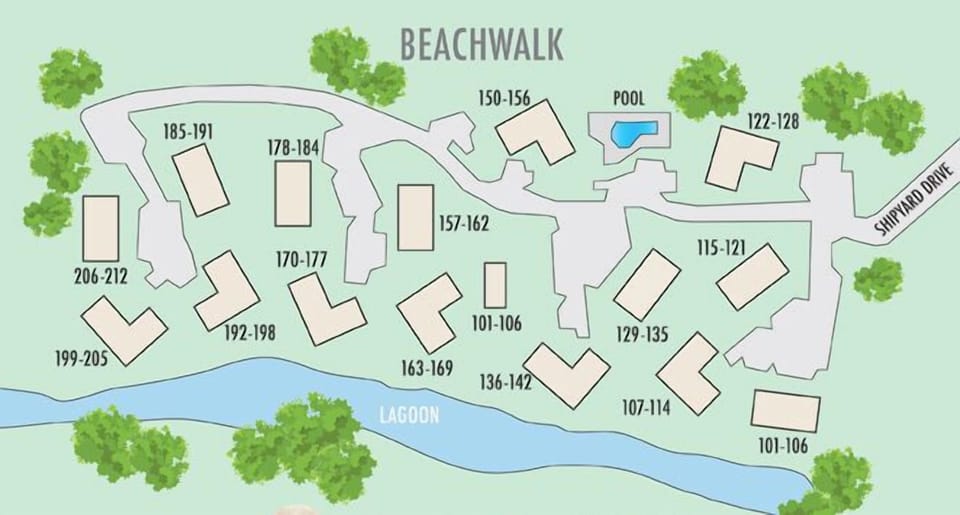 Beachwalk Complex Map