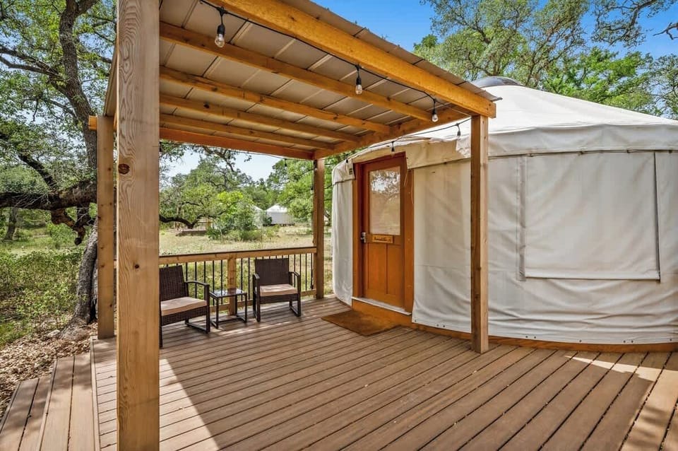 Covered front porch! Perfect for your morning coffee or glass of wine after dinner! 