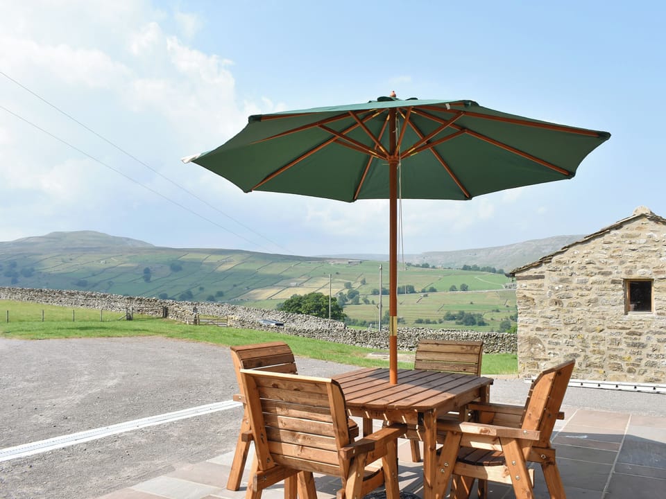 Outdoor area | Deer Park Barn - Deer Park Holiday Lets, Harkerside, near Grinton
