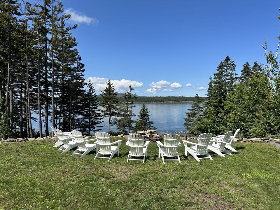 Enjoy the beautiful views while enjoying a fire with friends and family.