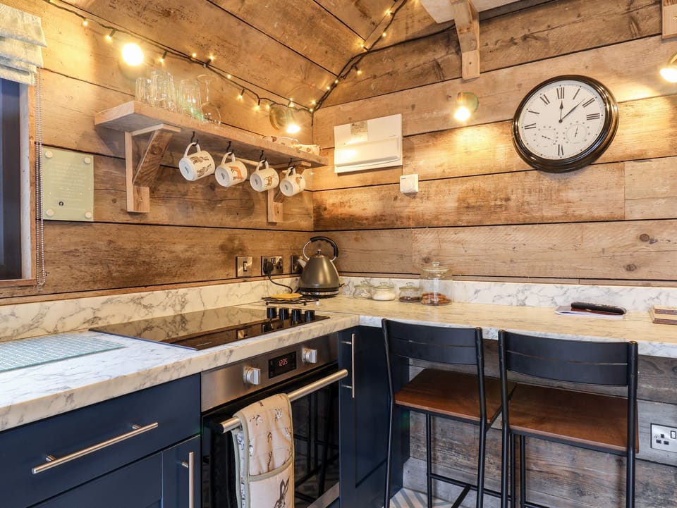 Fridge, dishwasher, electric kettle, toaster