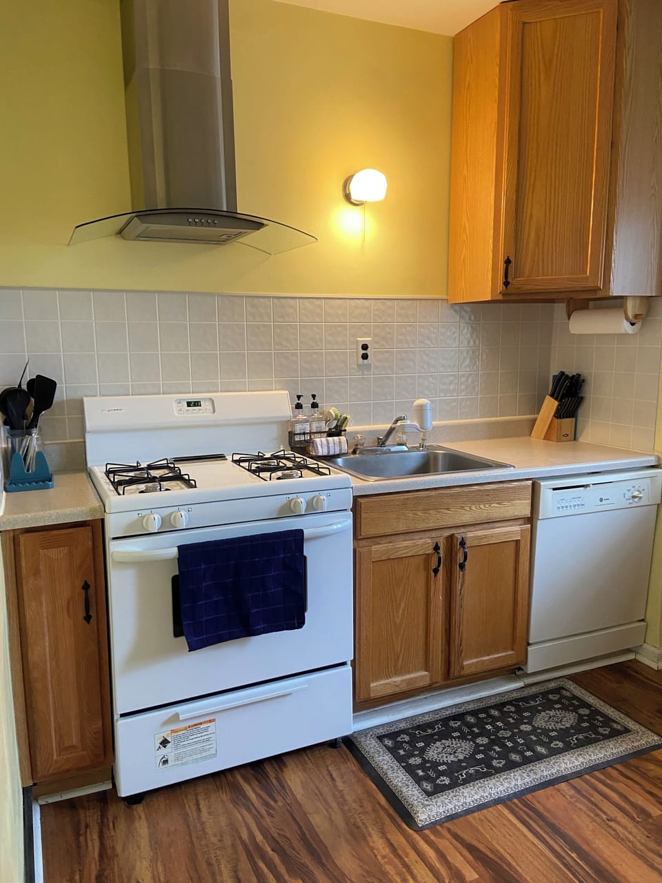 Fully stocked kitchen