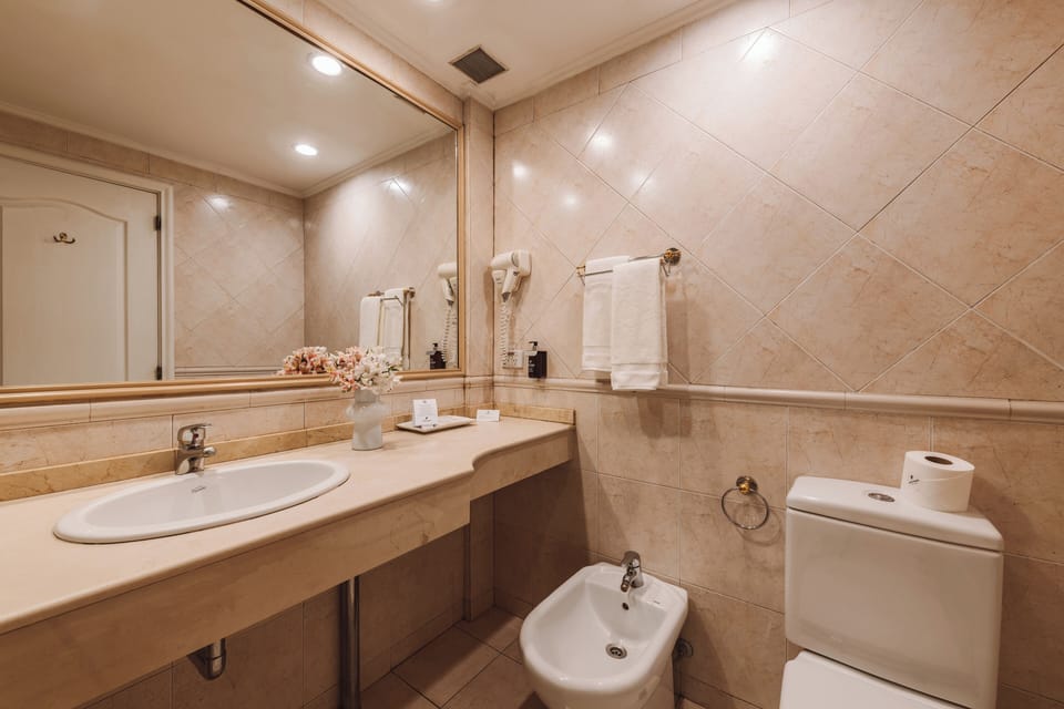 Standard Twin | Bathroom | Free toiletries, hair dryer, bidet, towels